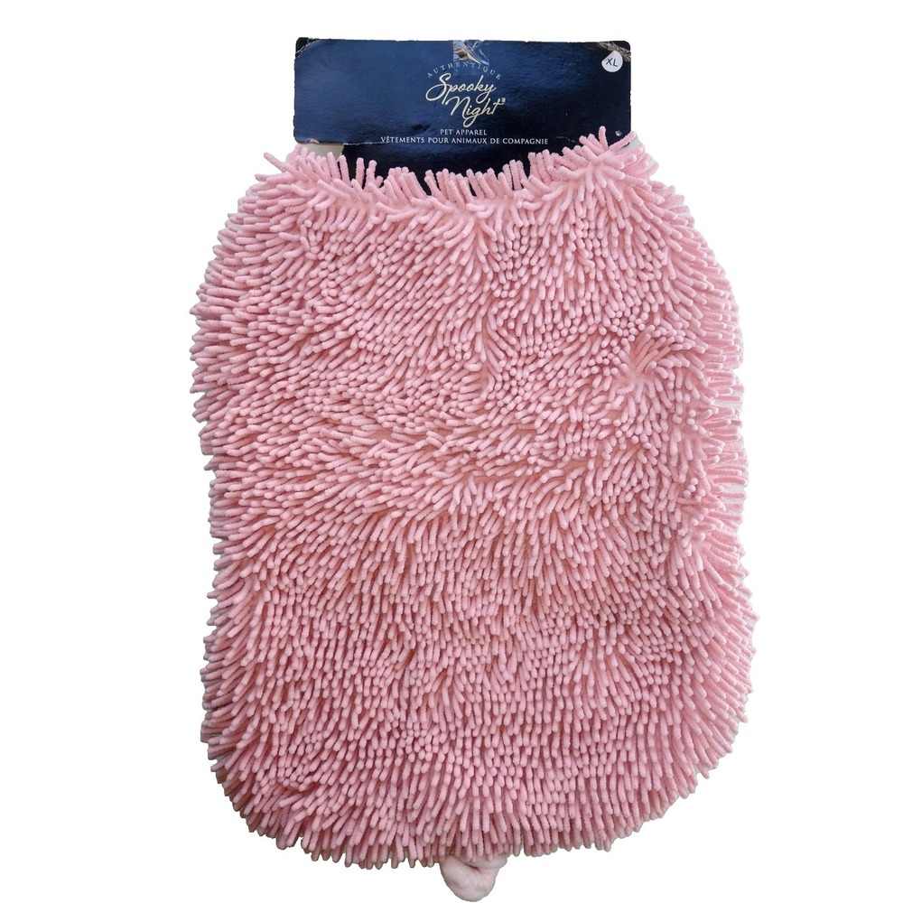 *NEW* Adorable Pink Mop Head Dog Coat XL Pig Tail Perfect for XL Princess Pups!